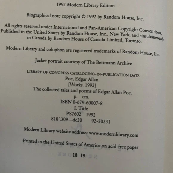 The Collected Tales and Poems of Edgar Allan Poe - Picture 3 of 4